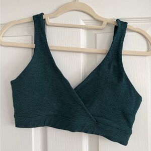 Beyond Yoga Teal Wrap Bralette